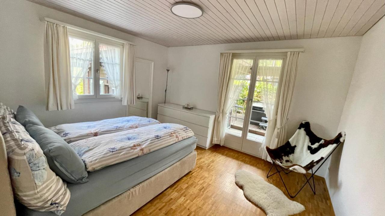The Swiss Paradise 2 Apartment With Garden, Whirlpool, And Mountain Panorama Wirzweli 외부 사진