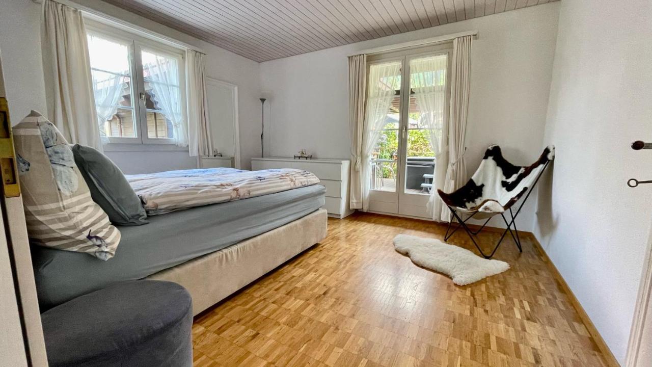 The Swiss Paradise 2 Apartment With Garden, Whirlpool, And Mountain Panorama Wirzweli 외부 사진