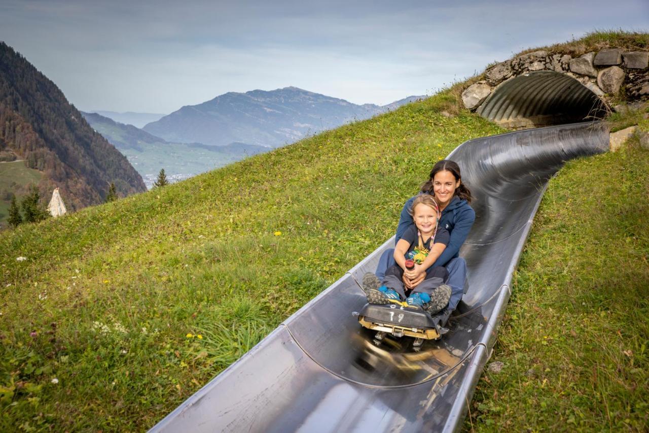 The Swiss Paradise 2 Apartment With Garden, Whirlpool, And Mountain Panorama Wirzweli 외부 사진