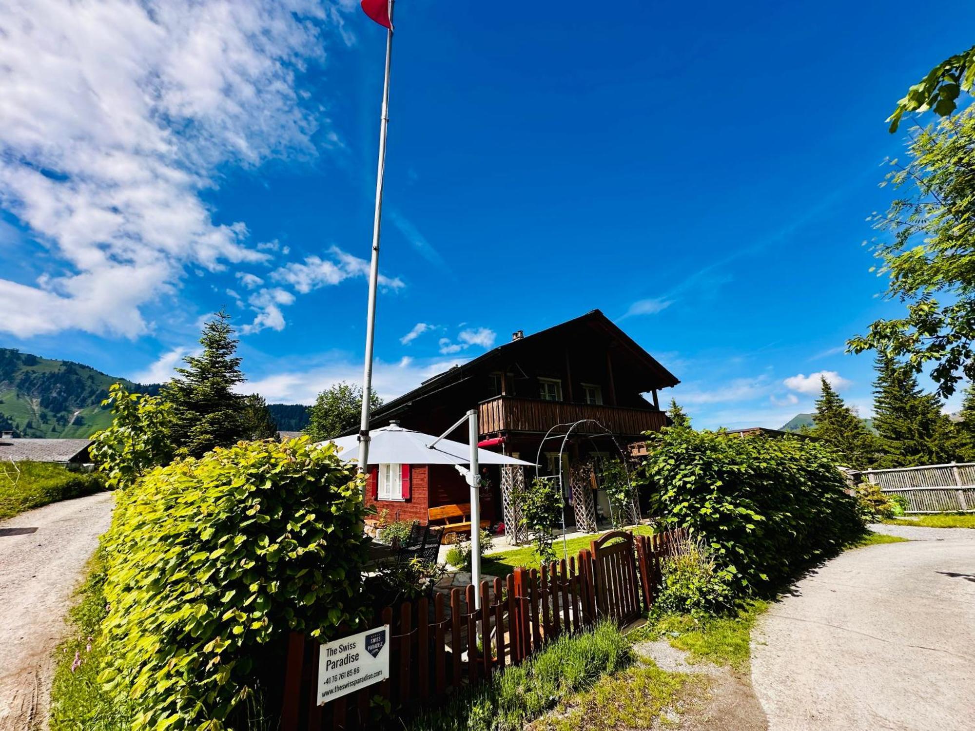 The Swiss Paradise 2 Apartment With Garden, Whirlpool, And Mountain Panorama Wirzweli 외부 사진